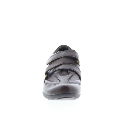 Drew Cario 14491-64 Womens Brown Narrow Leather Lifestyle Sneakers Shoes