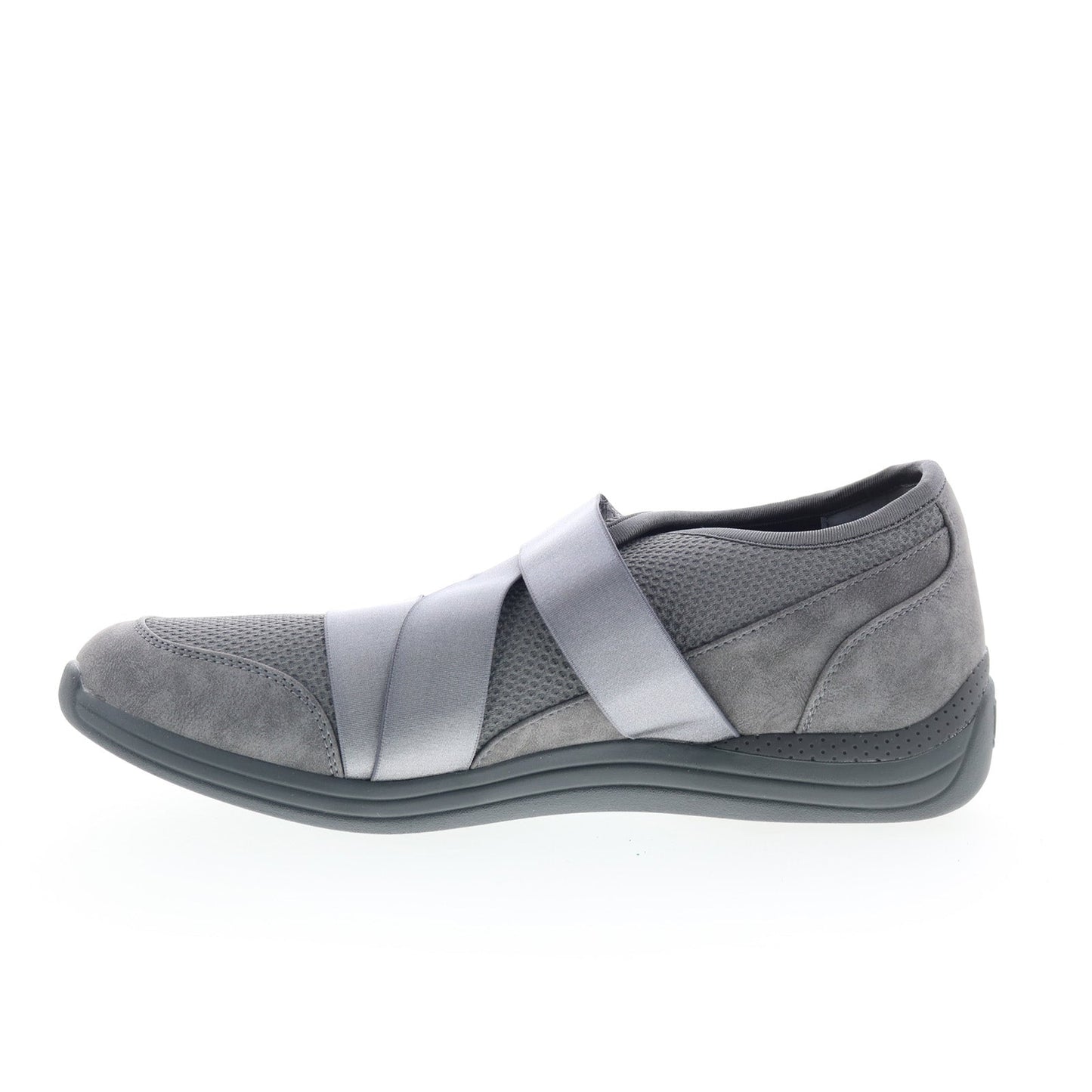 Drew Aster 14803-43 Womens Gray Hook & Loop Lifestyle Sneakers Shoes