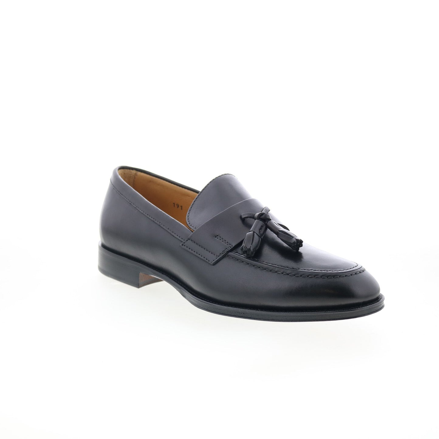 Zelli Italia Como Calfskin Mens Black Loafers & Slip Ons Casual Shoes