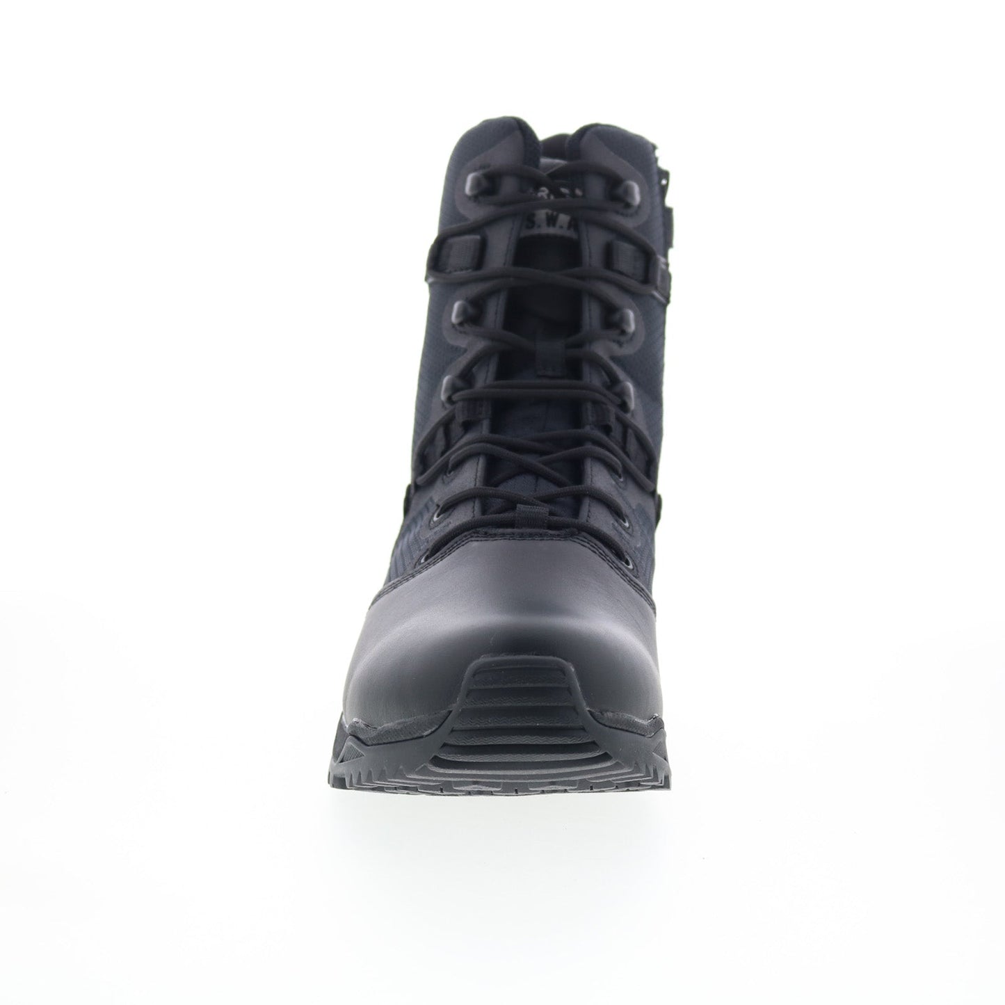 Original Swat Alpha Fury 8" Polishable Toe Side-Zip EN Mens Black Wide Boots