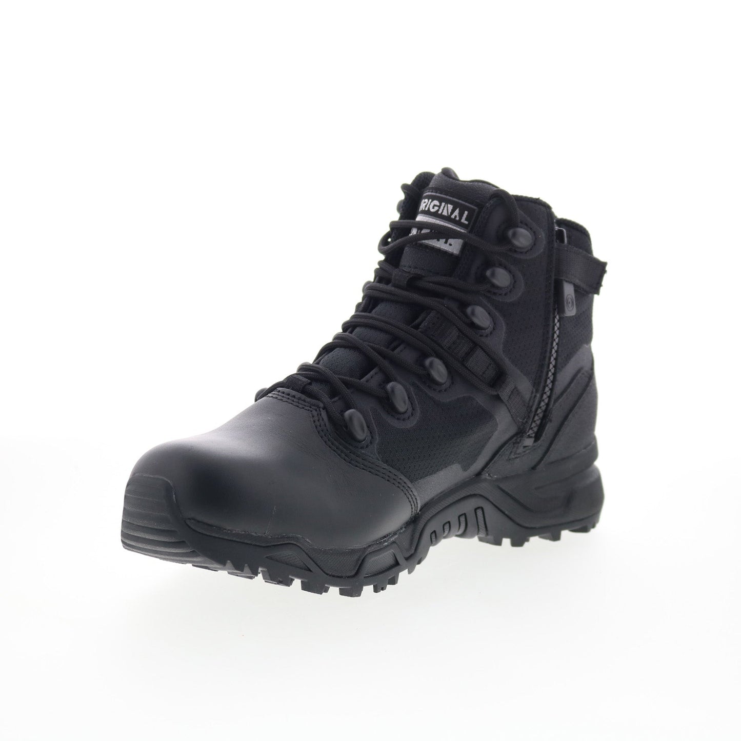 Original Swat Alpha Fury 6” Polishable Toe Side-Zip WP Mens Black Boots