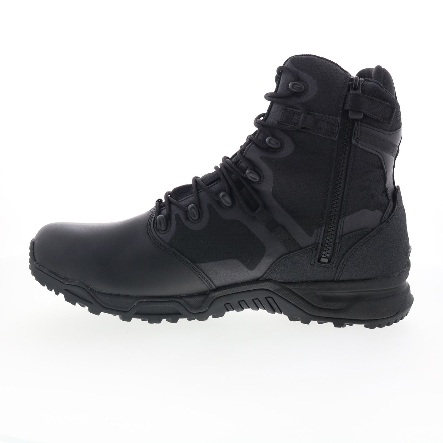 Original Swat Alpha Fury 8' Polishable Toe Side-Zip WP Mens Black Boots