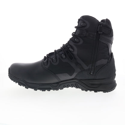 Original Swat Alpha Fury 8' Polishable Toe Side-Zip WP Mens Black Boots