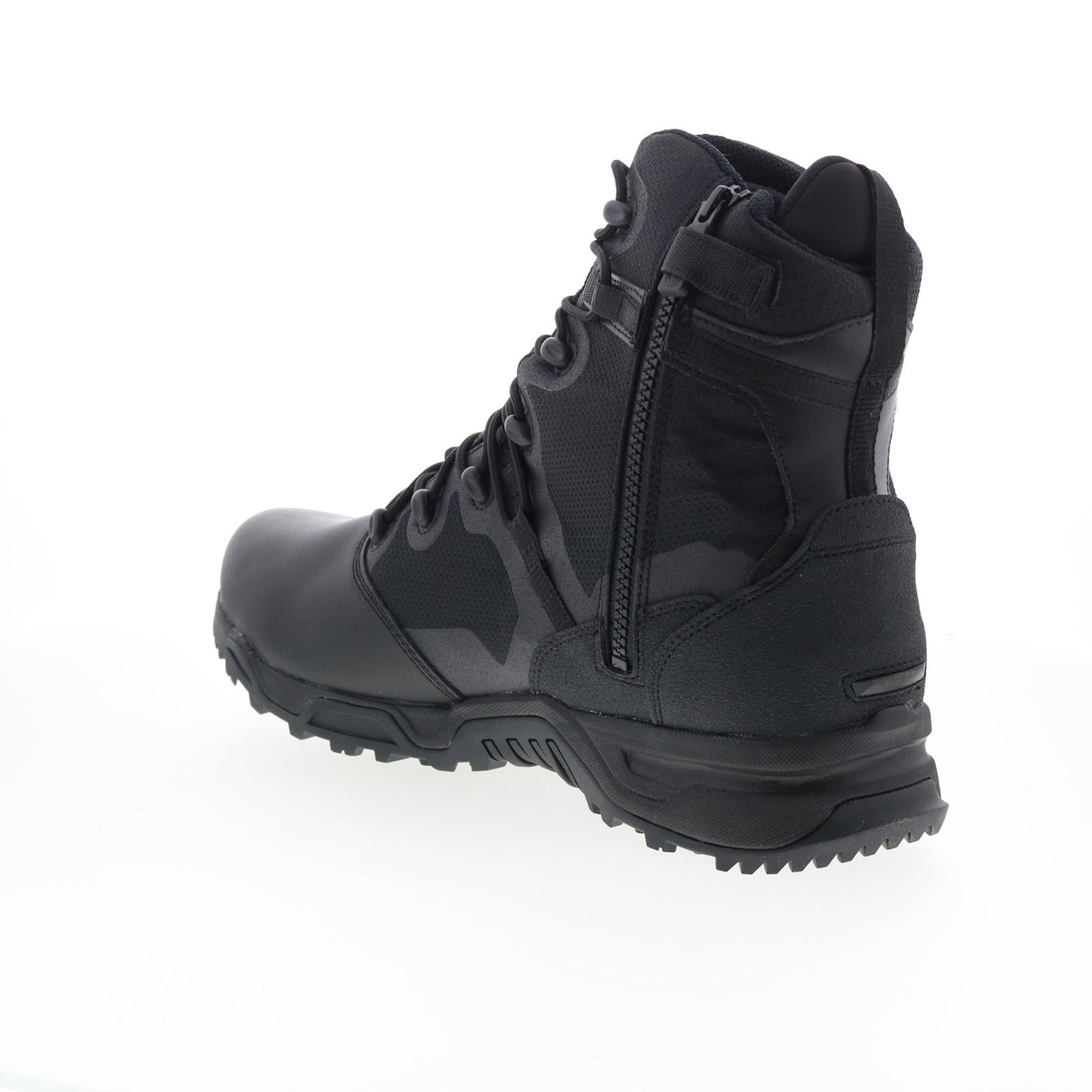Original Swat Alpha Fury 8' Polishable Toe Side-Zip WP Mens Black Boots