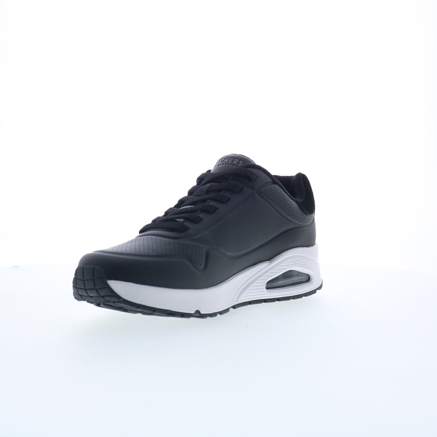 Skechers Uno - Tailored Air 183007-BKW Mens Black Lifestyle Sneakers Shoes