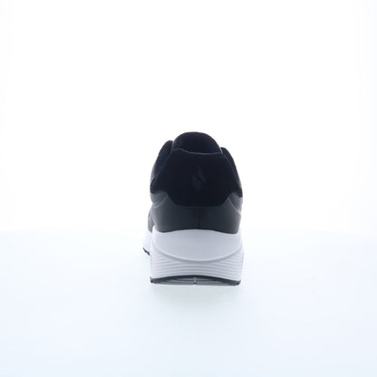 Skechers Uno - Tailored Air 183007-BKW Mens Black Lifestyle Sneakers Shoes