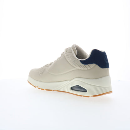 Skechers Uno - Tailored Air 183007-NTBL Mens Beige Lifestyle Sneakers Shoes