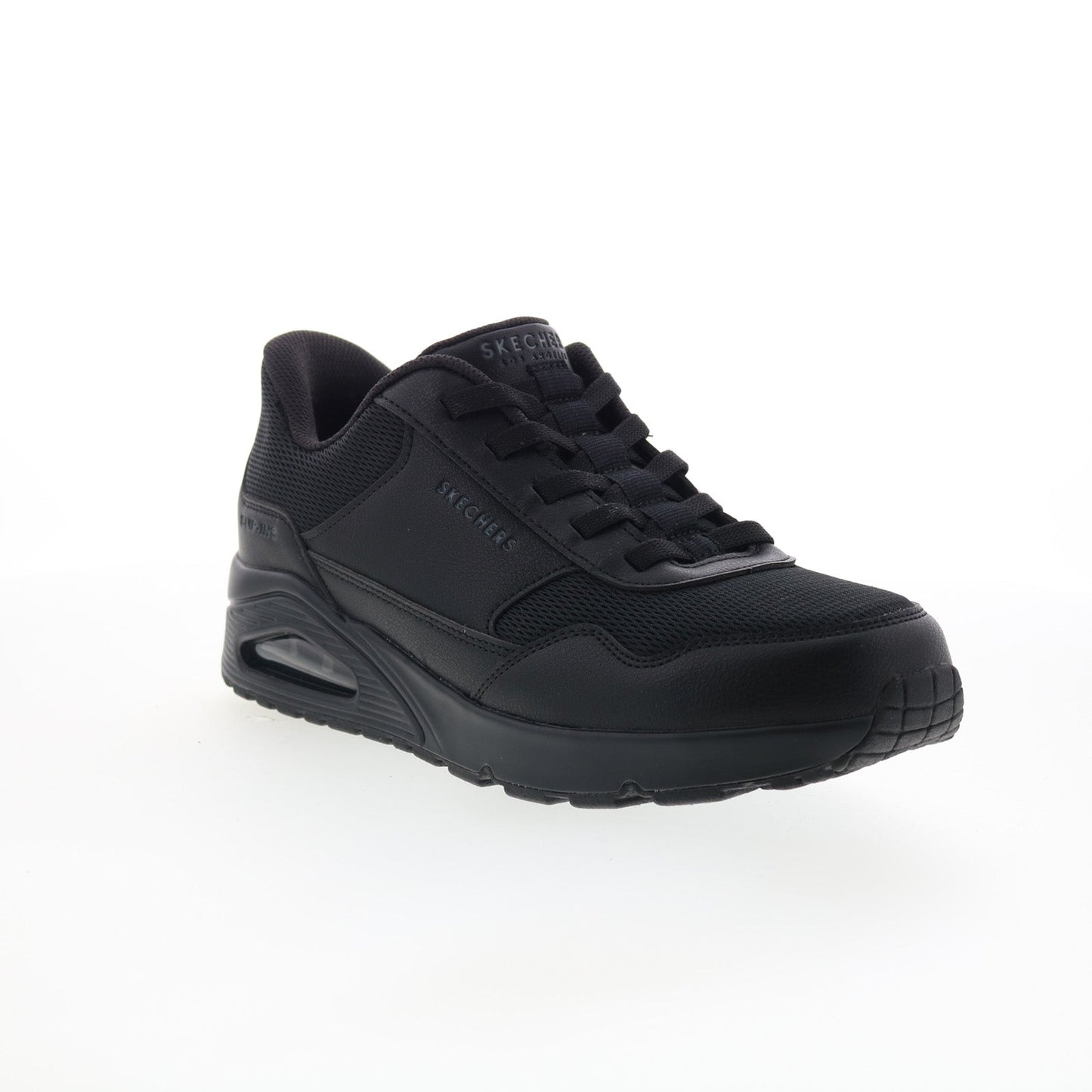 Skechers Uno - Banksia 183022-BBK Mens Black Lifestyle Sneakers Shoes