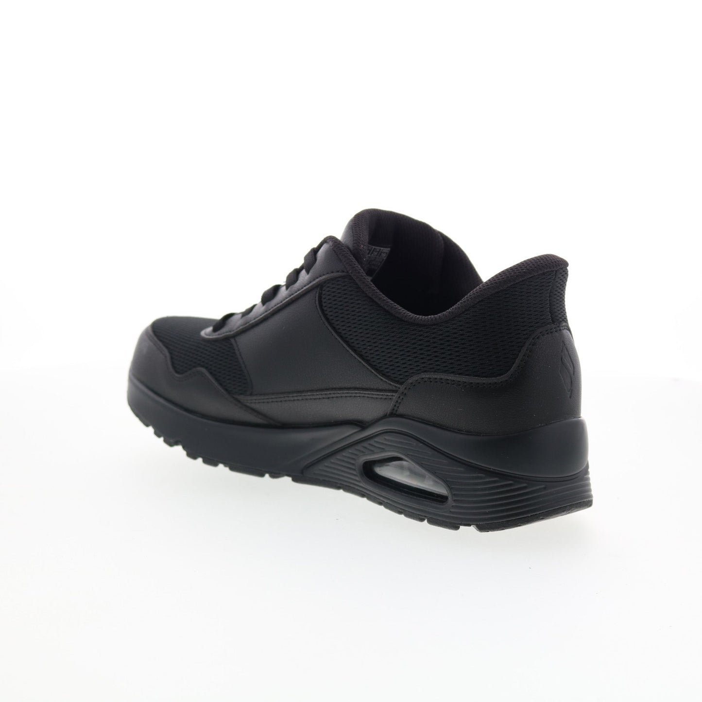 Skechers Uno - Banksia 183022-BBK Mens Black Lifestyle Sneakers Shoes