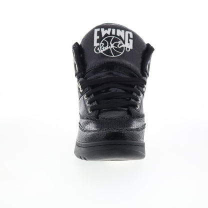 Ewing Athletics 33 HI Vintage Mens Black Leather Lifestyle Sneakers Shoes