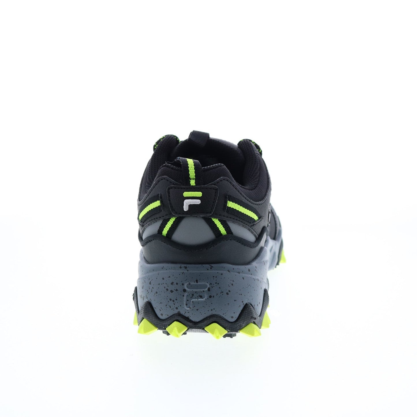 Fila Oakmont Trail 1JM00845-007 Mens Black Leather Athletic Hiking Shoes