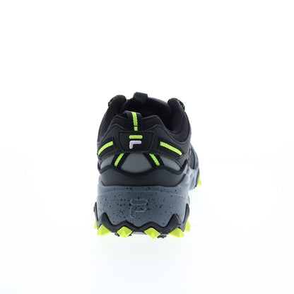 Fila Oakmont Trail 1JM00845-007 Mens Black Leather Athletic Hiking Shoes