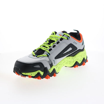 Fila Oakmont Trail 1JM01258-055 Mens Gray Leather Athletic Hiking Shoes