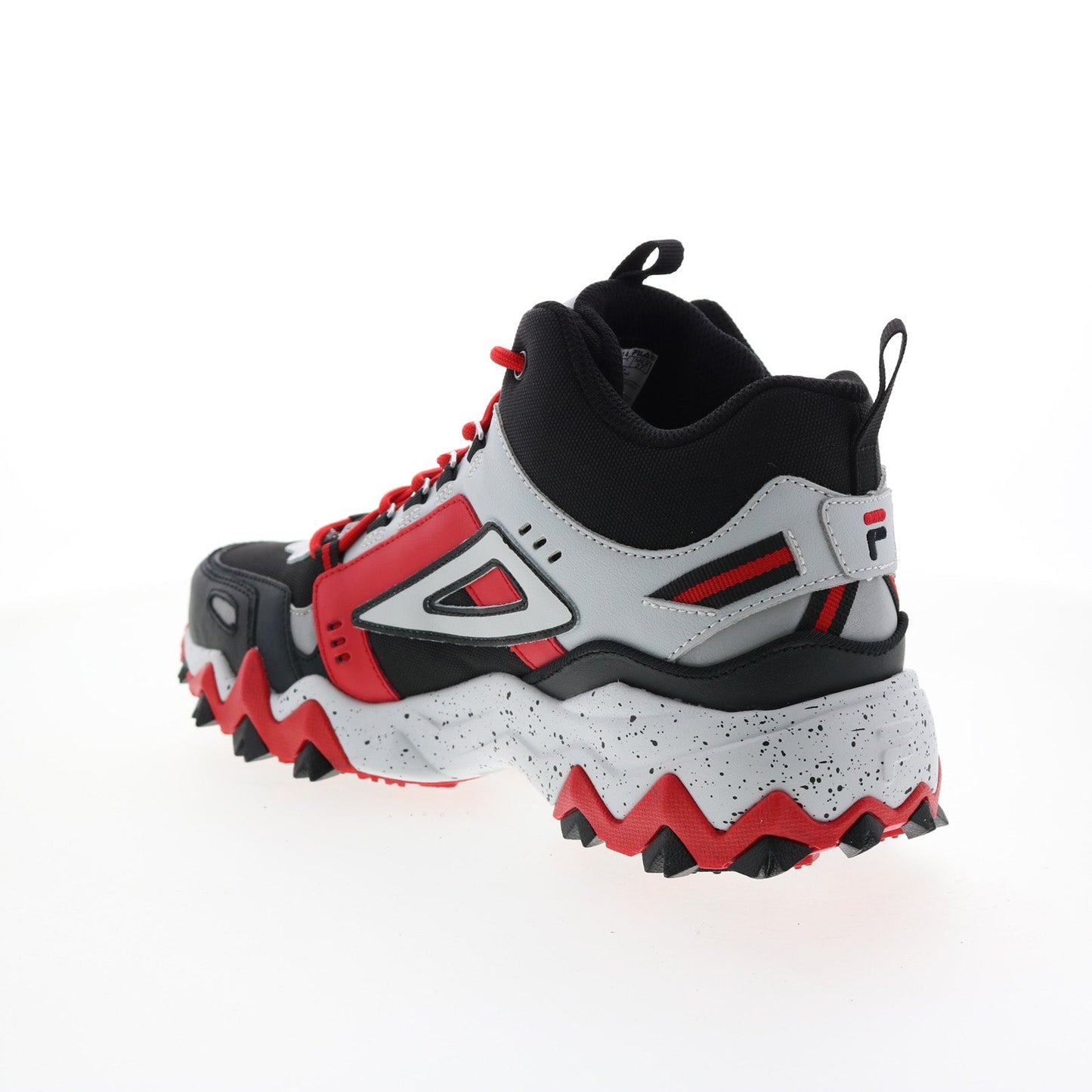 Fila Oakmont Trail Mid 1JM01276-014 Mens Black Leather Athletic Hiking Shoes