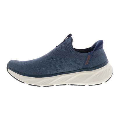 Skechers Relaxed Fit Edgeride Commissioner Mens Blue Sneakers Shoes