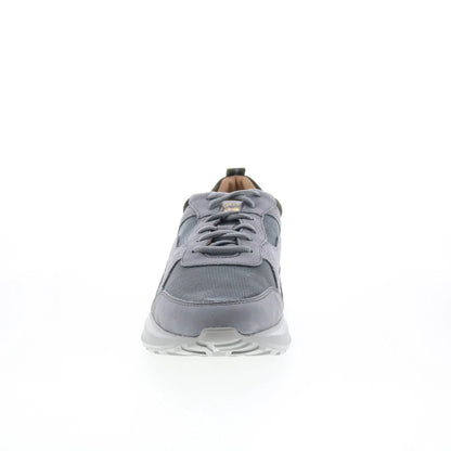 Johnston & Murphy 24-6279 Mens Gray Nubuck Lace Up Lifestyle Sneakers Shoes