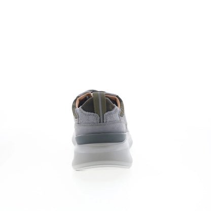 Johnston & Murphy 24-6279 Mens Gray Nubuck Lace Up Lifestyle Sneakers Shoes