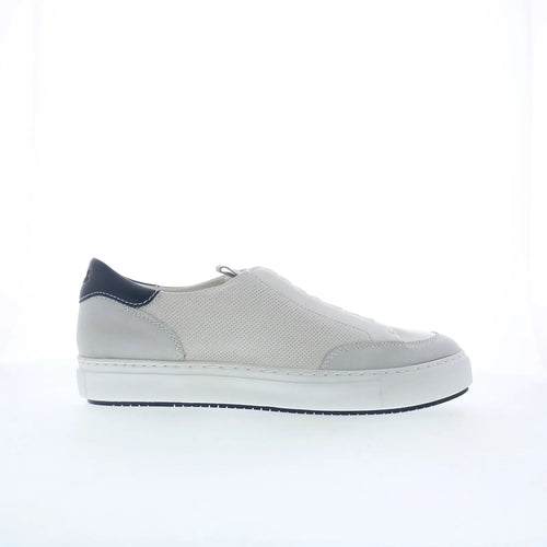 Johnston & Murphy 24-6548 Mens White Leather Lifestyle Sneakers Shoes