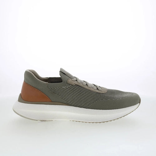 Johnston & Murphy 24-7212 Mens Green Canvas Slip On Lifestyle Sneakers Shoes