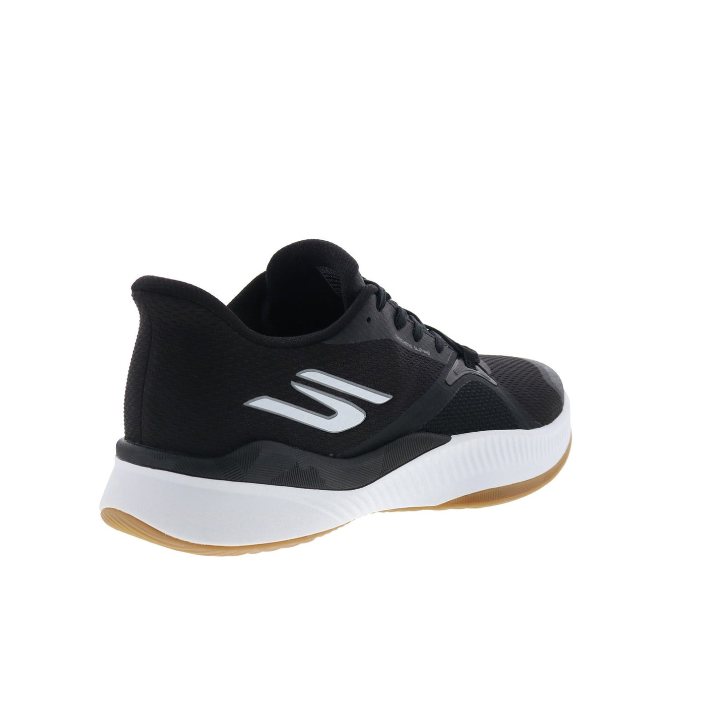 Skechers State Champ 246117-BKW Mens Black Mesh Athletic Pickleball Shoes