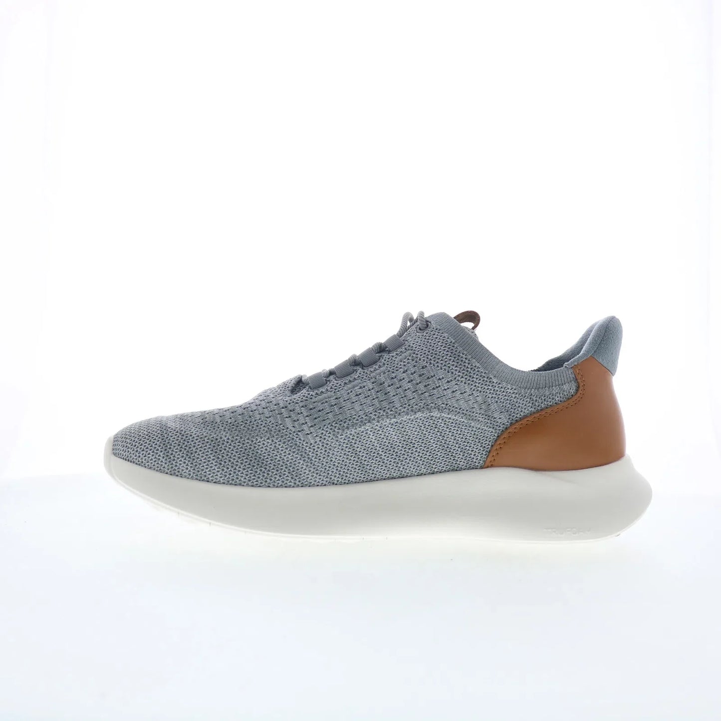 Johnston & Murphy 25-0747 Mens Gray Canvas Lace Up Lifestyle Sneakers Shoes
