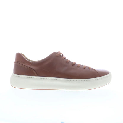 Johnston & Murphy 25-2766 Mens Brown Leather Lifestyle Sneakers Shoes