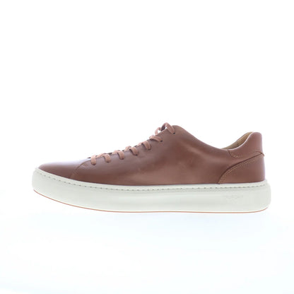 Johnston & Murphy 25-2766 Mens Brown Leather Lifestyle Sneakers Shoes