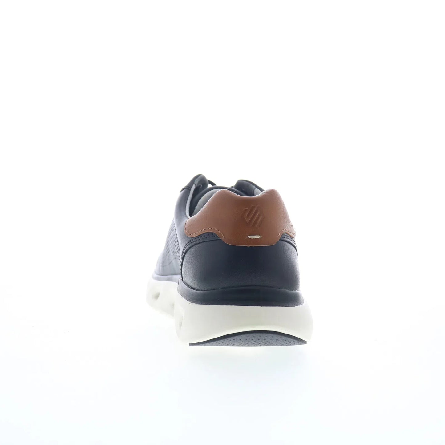 Johnston & Murphy 25-2975 Mens Black Leather Lifestyle Sneakers Shoes