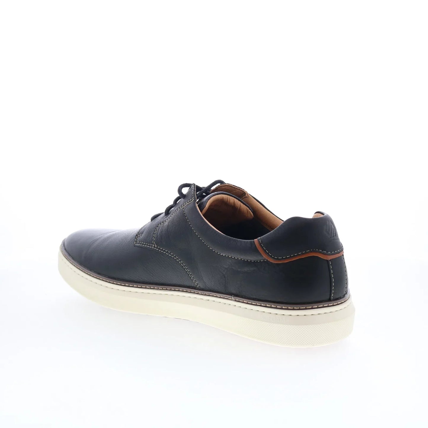 Johnston & Murphy 25-2985 Mens Black Leather Lifestyle Sneakers Shoes
