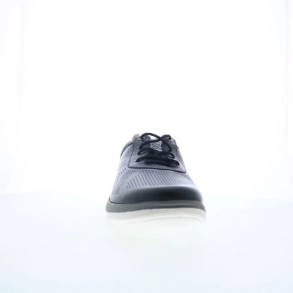 Johnston & Murphy 25-3821 Mens Black Leather Lifestyle Sneakers Shoes