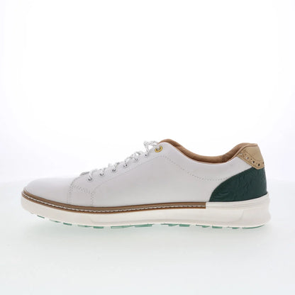 Johnston & Murphy 25-9428 Mens White Leather Lifestyle Sneakers Shoes