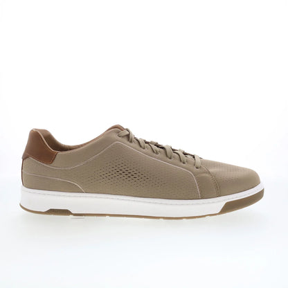 Johnston & Murphy 25-9766 Mens Green Canvas Lace Up Lifestyle Sneakers Shoes