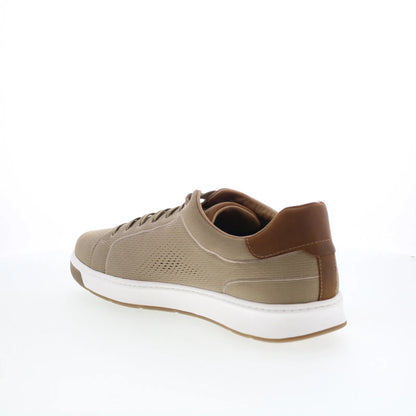 Johnston & Murphy 25-9766 Mens Green Canvas Lace Up Lifestyle Sneakers Shoes