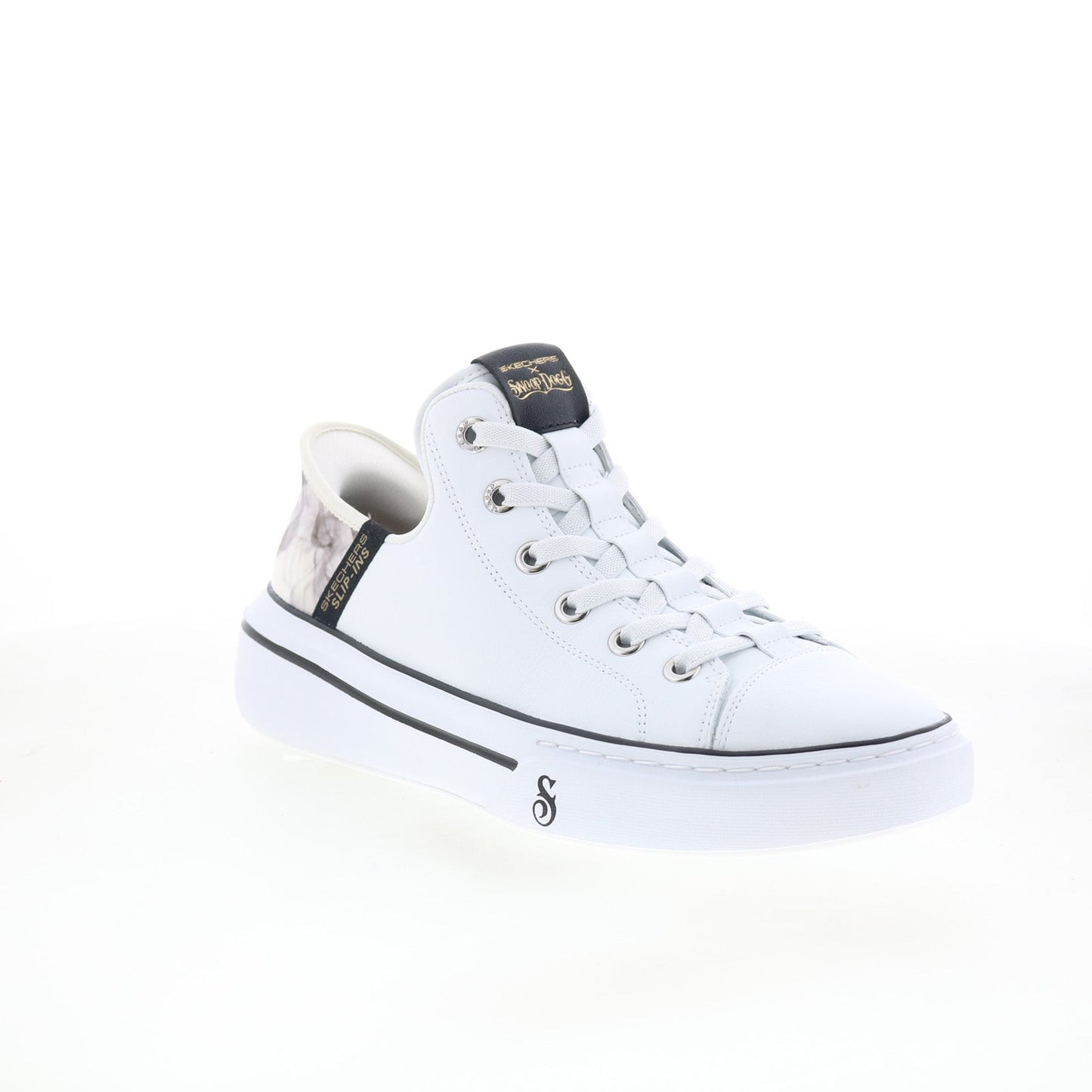 Skechers Slip-ins Snoop One OG Snoop Dogg Mens White Sneakers Shoes