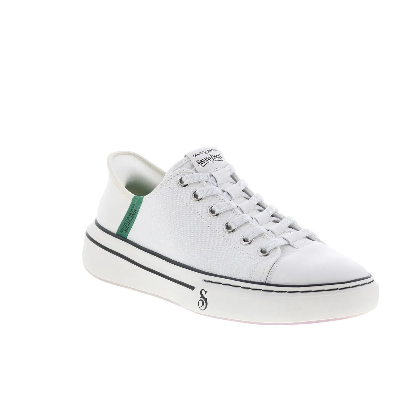 Skechers Snoop Dogg Snoop One - Low Dogg Canvas Mens White Sneakers Shoes