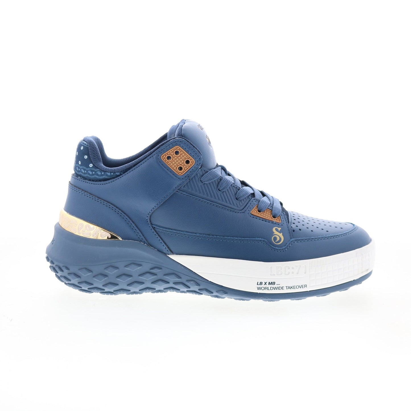 Skechers Snoop Dogg Sizzle Buckets OG Mens Blue Lifestyle Sneakers Shoes