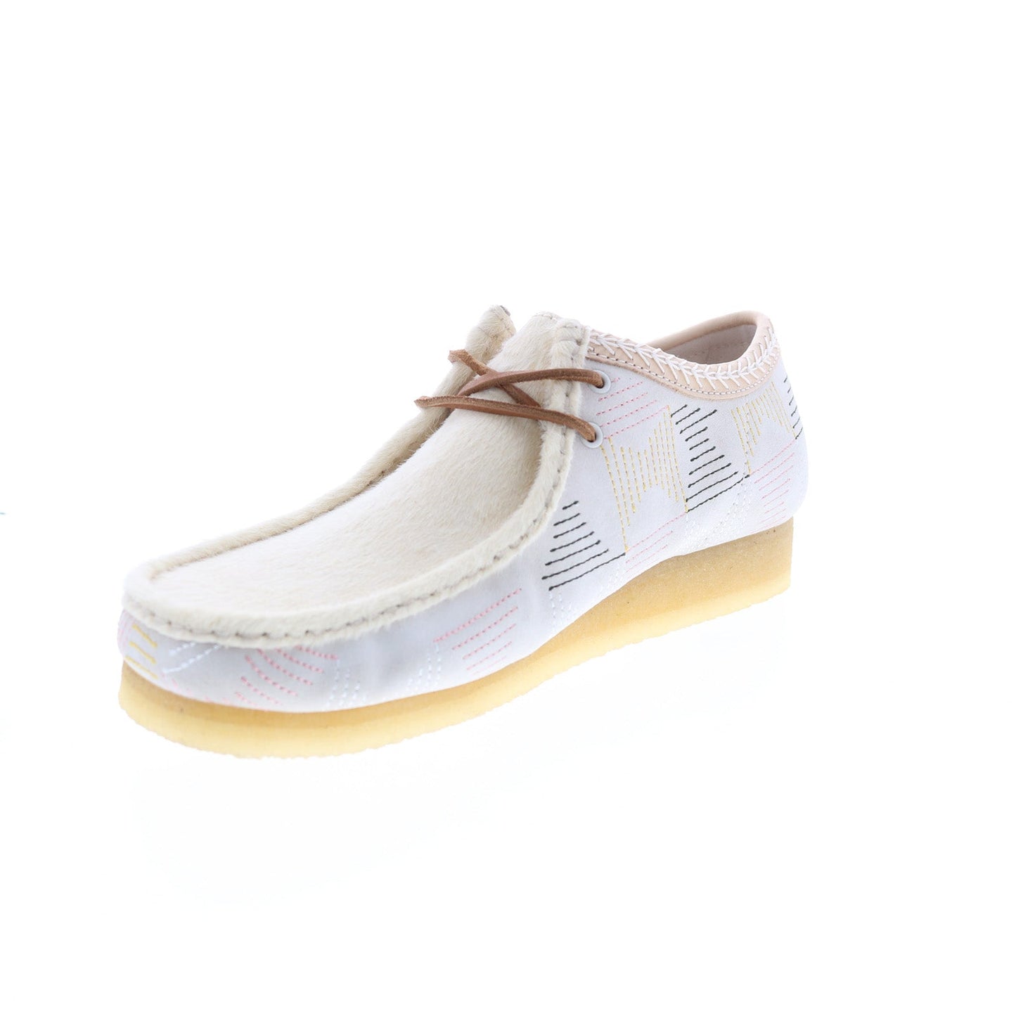 Clarks Wallabee 26165014 Mens Beige Suede Lace Up Chukkas Boots