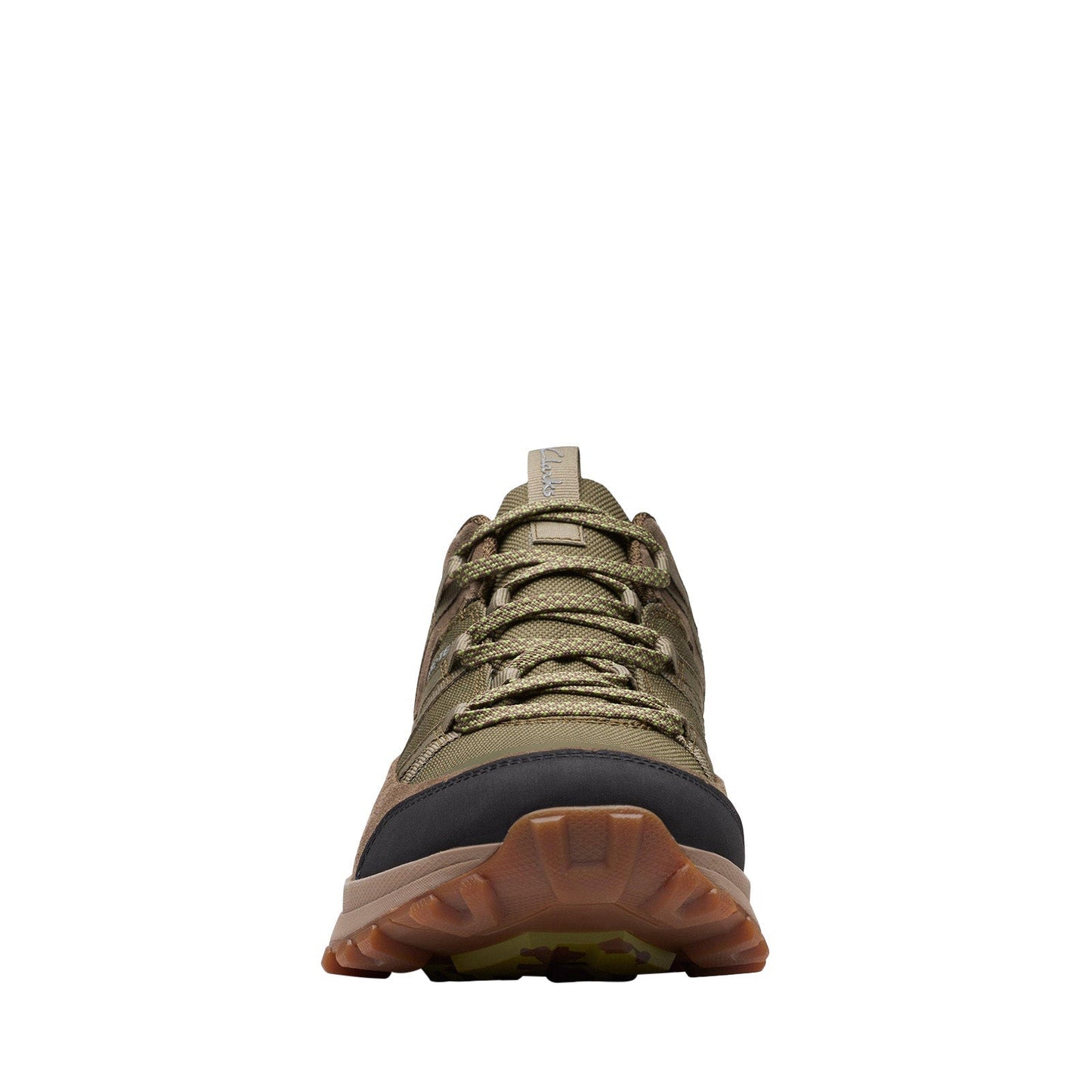 Clarks ATL Trek Run GTX 26172694 Mens Green Leather Athletic Hiking Shoes