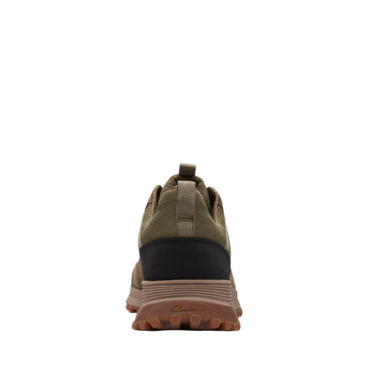 Clarks ATL Trek Run GTX 26172694 Mens Green Leather Athletic Hiking Shoes