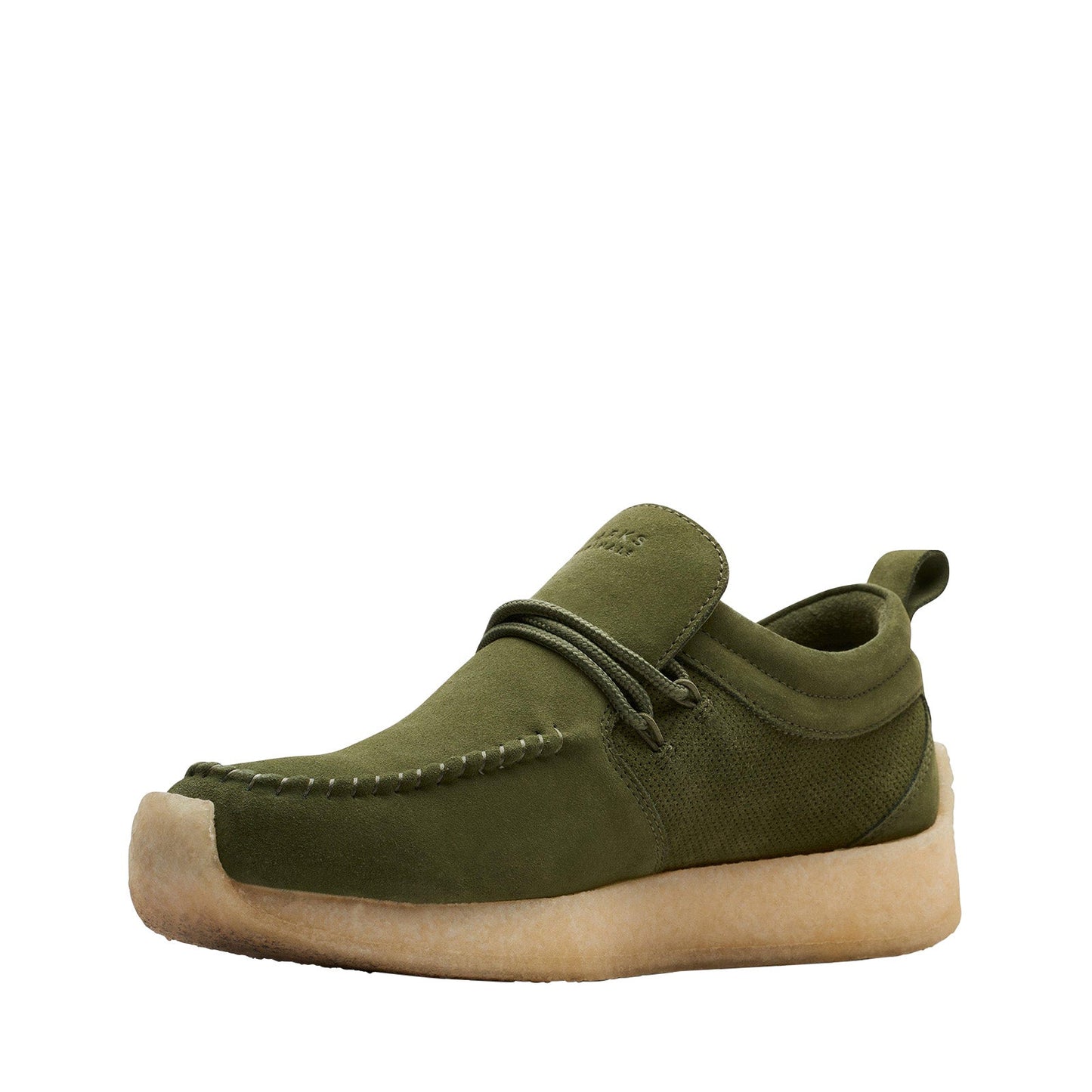 Clarks Maycliffe 26173379 Mens Green Leather Oxfords & Lace Ups Casual Shoes