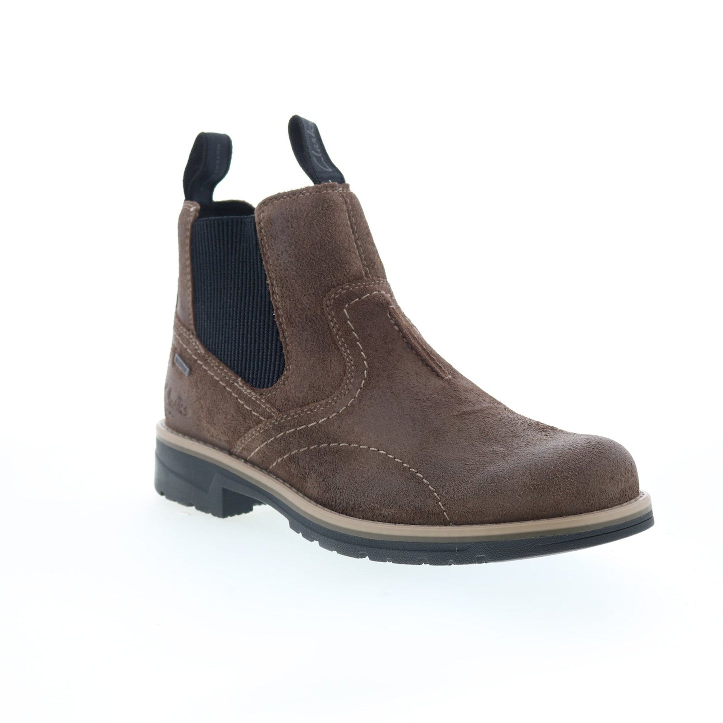 Clarks Morris Easy 26174613 Mens Wide Leather Ankle Slip On Chelsea Boots