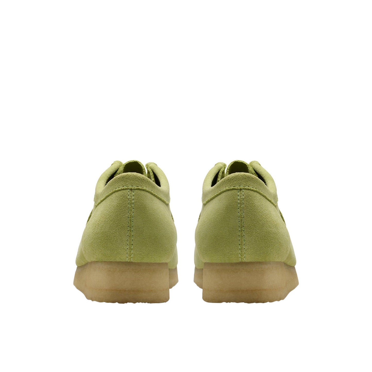 Clarks Wallabee 26175855 Mens Green Suede Oxfords & Lace Ups Casual Shoes