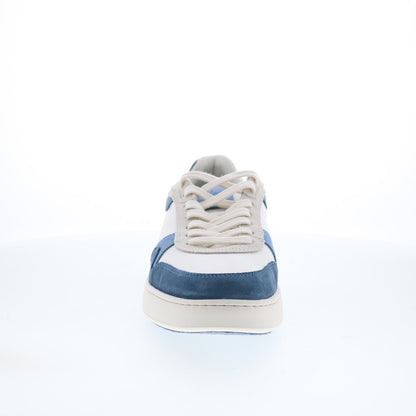 Clarks CourtLite Race 26176121 Mens Blue Leather Lifestyle Sneakers Shoes