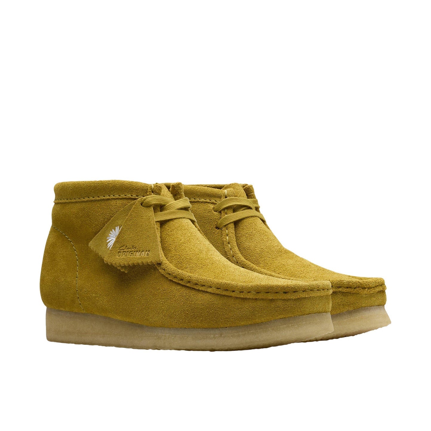 Clarks Wallabee Boot 26176538 Mens Green Suede Lace Up Chukkas Boots
