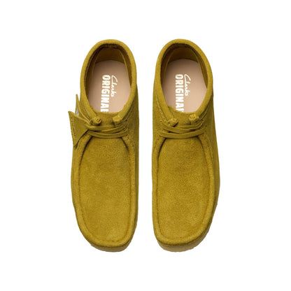 Clarks Wallabee Boot 26176538 Mens Green Suede Lace Up Chukkas Boots