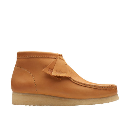 Clarks Wallabee Boot Mid 26176627 Mens Brown Leather Lace Up Chukkas Boots