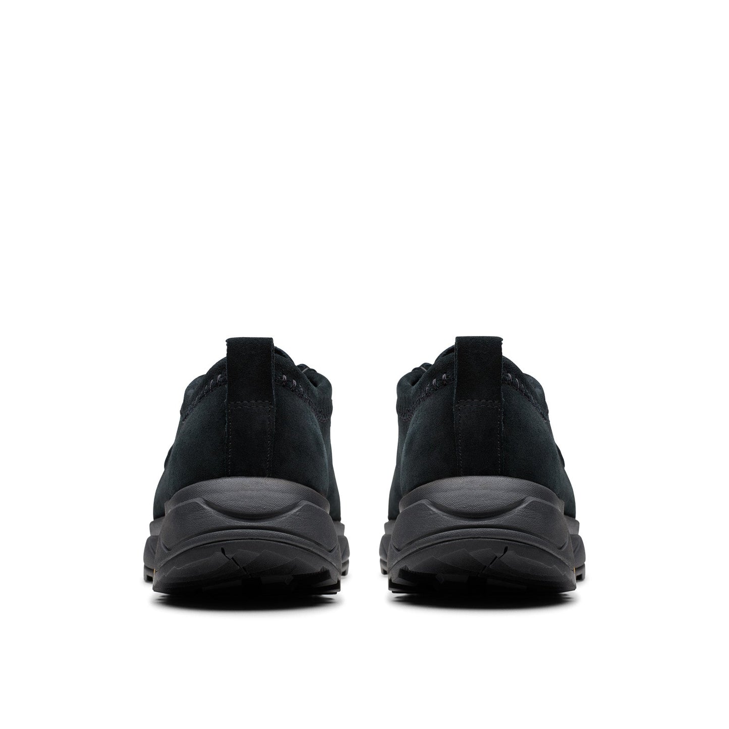 Clarks Walla Eden LO 26181120 Mens Black Suede Lifestyle Sneakers Shoes