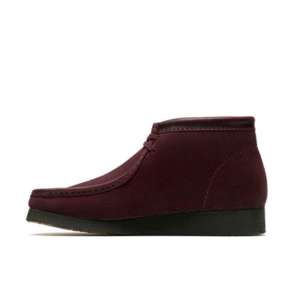 Clarks Wallabee Boot 26182751 Mens Red Suede Lace Up Chukkas Boots