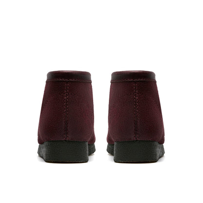 Clarks Wallabee Boot 26182751 Mens Red Suede Lace Up Chukkas Boots
