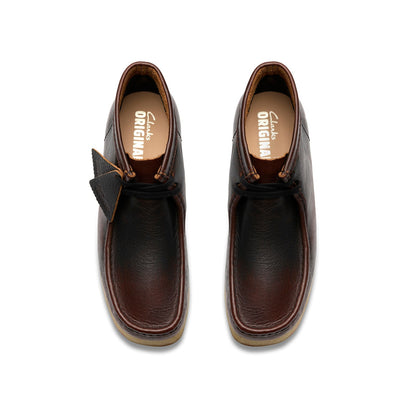 Clarks Wallabee Boot 26182763 Mens Brown Leather Lace Up Chukkas Boots